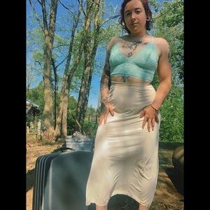 VTG Lorraine full length slip skirt